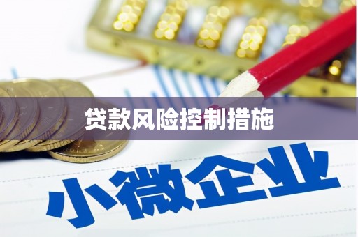 增城贷款风险控制措施