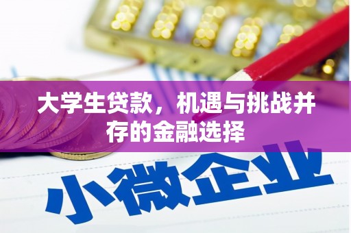 增城大学生贷款，机遇与挑战并存的金融选择