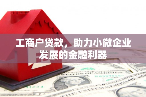 增城工商户贷款，助力小微企业发展的金融利器