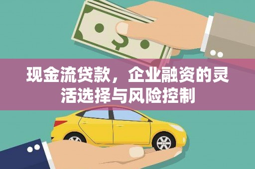 增城现金流贷款，企业融资的灵活选择与风险控制
