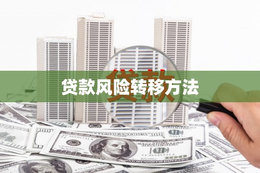 增城贷款风险转移方法