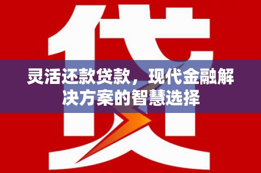 增城灵活还款贷款，现代金融解决方案的智慧选择