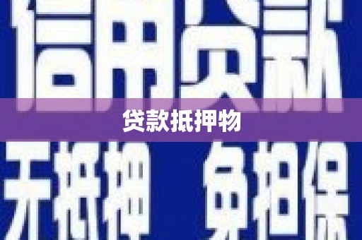 增城贷款抵押物