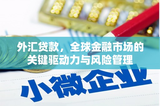 增城外汇贷款，全球金融市场的关键驱动力与风险管理