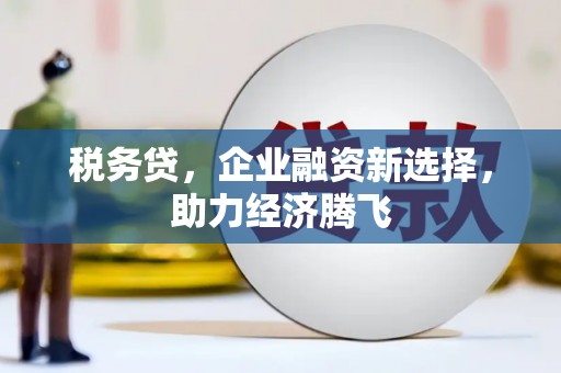 增城税务贷，企业融资新选择，助力经济腾飞