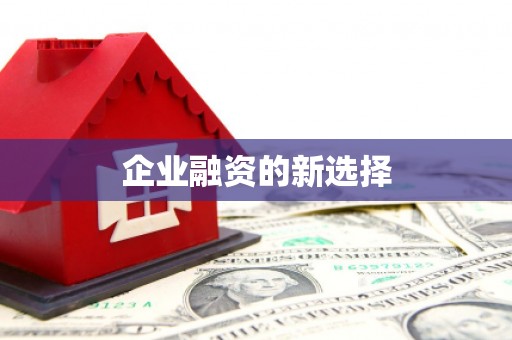 增城企业融资的新选择