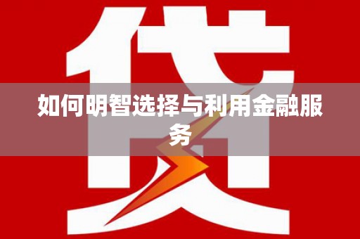 增城如何明智选择与利用金融服务