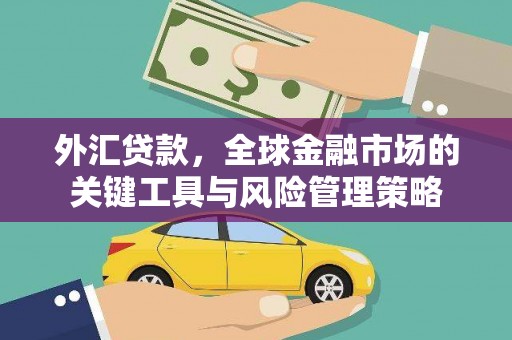 增城外汇贷款，全球金融市场的关键工具与风险管理策略