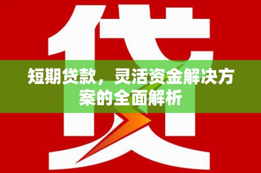 增城短期贷款，灵活资金解决方案的全面解析