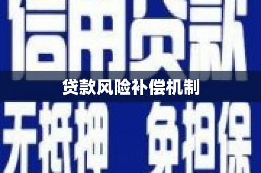 增城贷款风险补偿机制