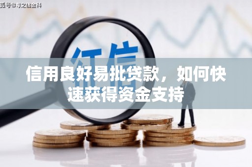 增城信用良好易批贷款，如何快速获得资金支持
