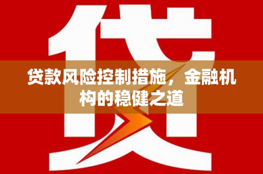 增城贷款风险控制措施，金融机构的稳健之道