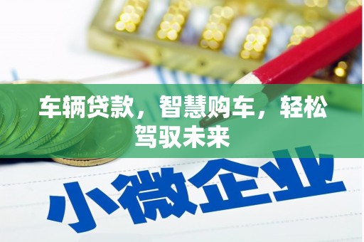 增城车辆贷款，智慧购车，轻松驾驭未来