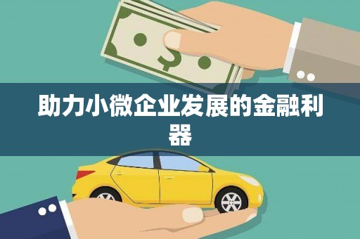 增城助力小微企业发展的金融利器