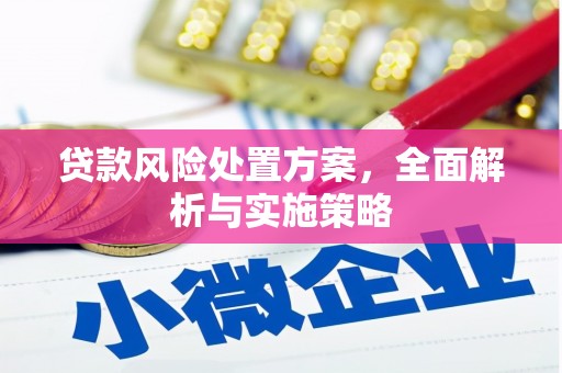 增城贷款风险处置方案，全面解析与实施策略