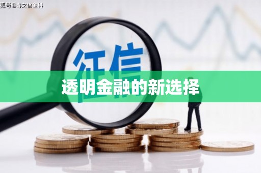 增城透明金融的新选择