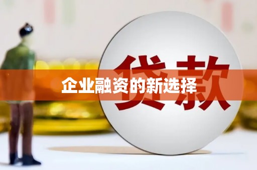 增城企业融资的新选择